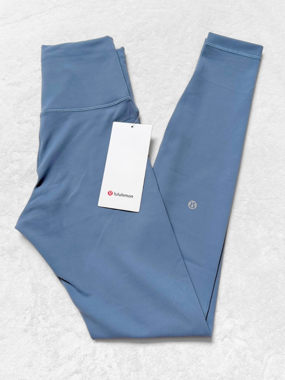 NWT Lululemon Wunder Train No Line HR Tight 28” – Steel Blue – Size 4